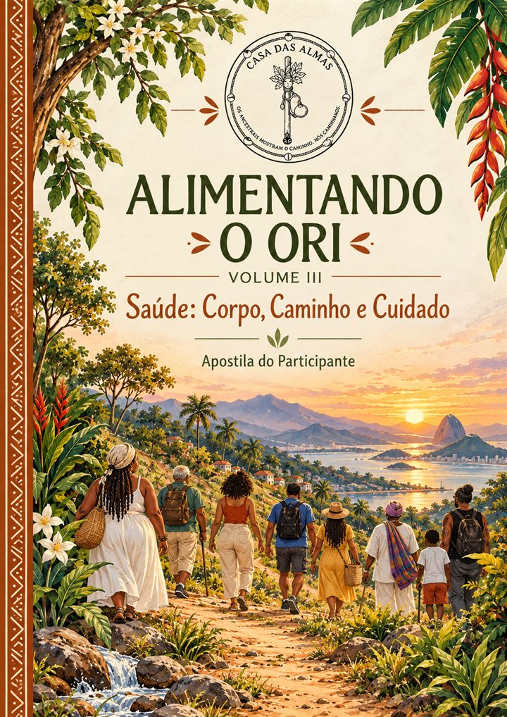 Capa de Alimentando o Ori, Volume III, Saúde: Corpo, Caminho e Cuidado